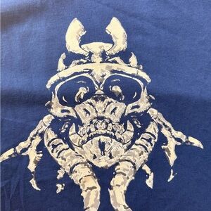Robert Graham Skull Beetle Graphic Tee | Artist Series | Navy | Size 3XL